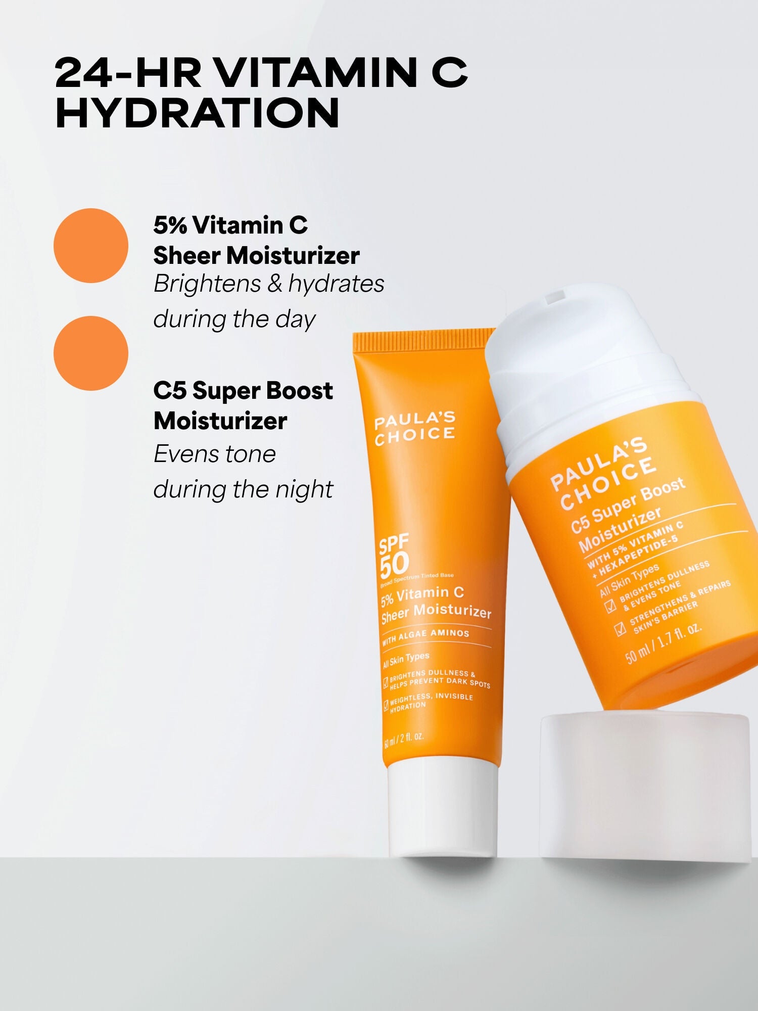 5% Vitamin C Sheer Moisturizer SPF 50