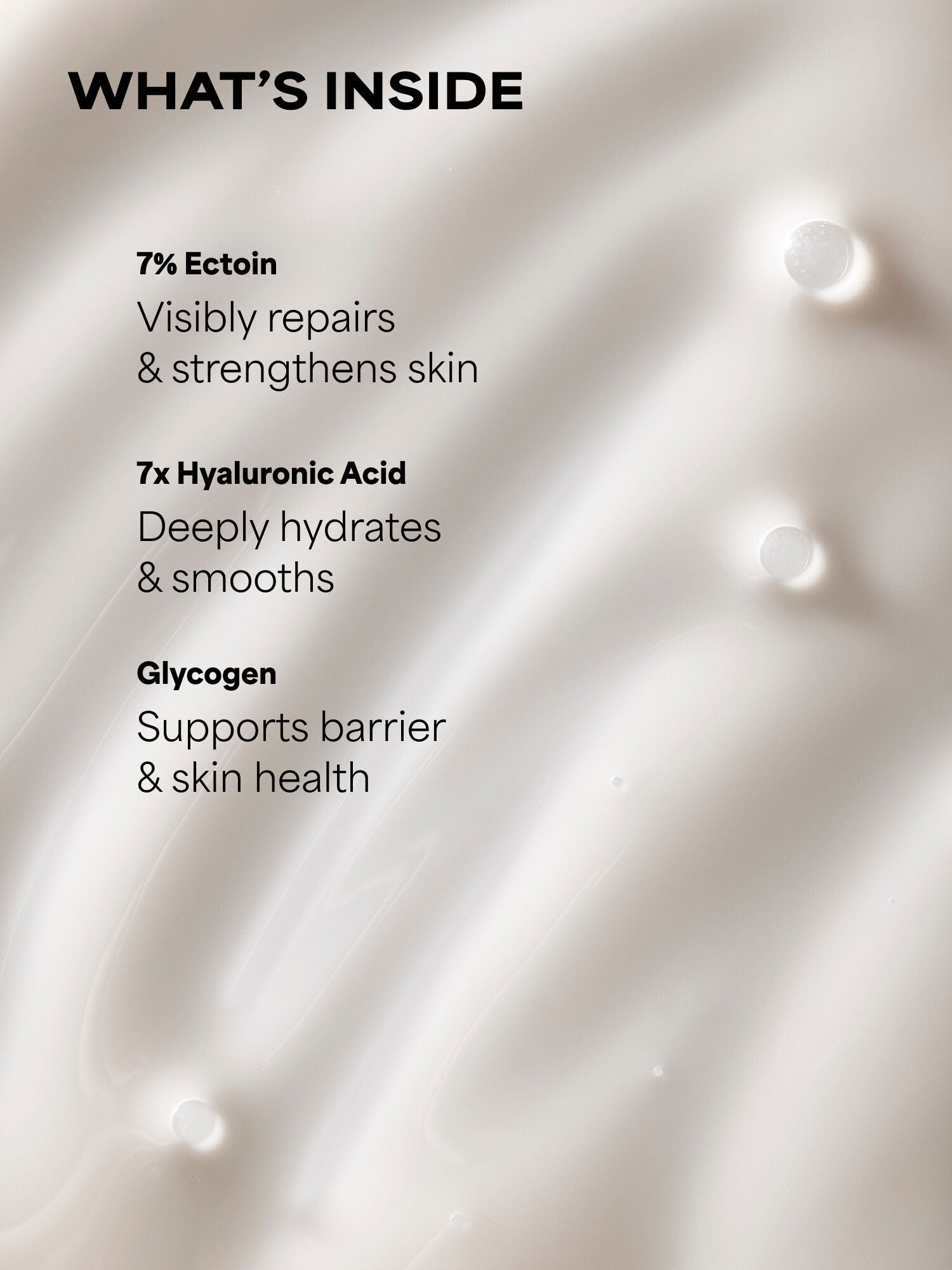 7% Ectoin + Hyaluronic Acid Milky Hydrating Serum