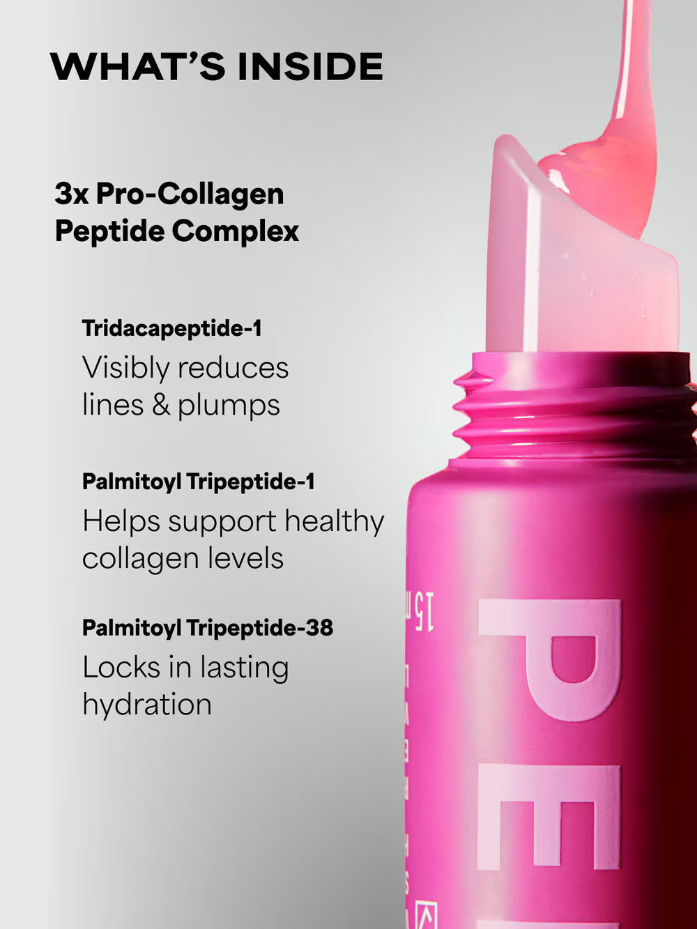Pro-Collagen Peptide Plumping Gloss Balm Lip Treatment Sheer Pink