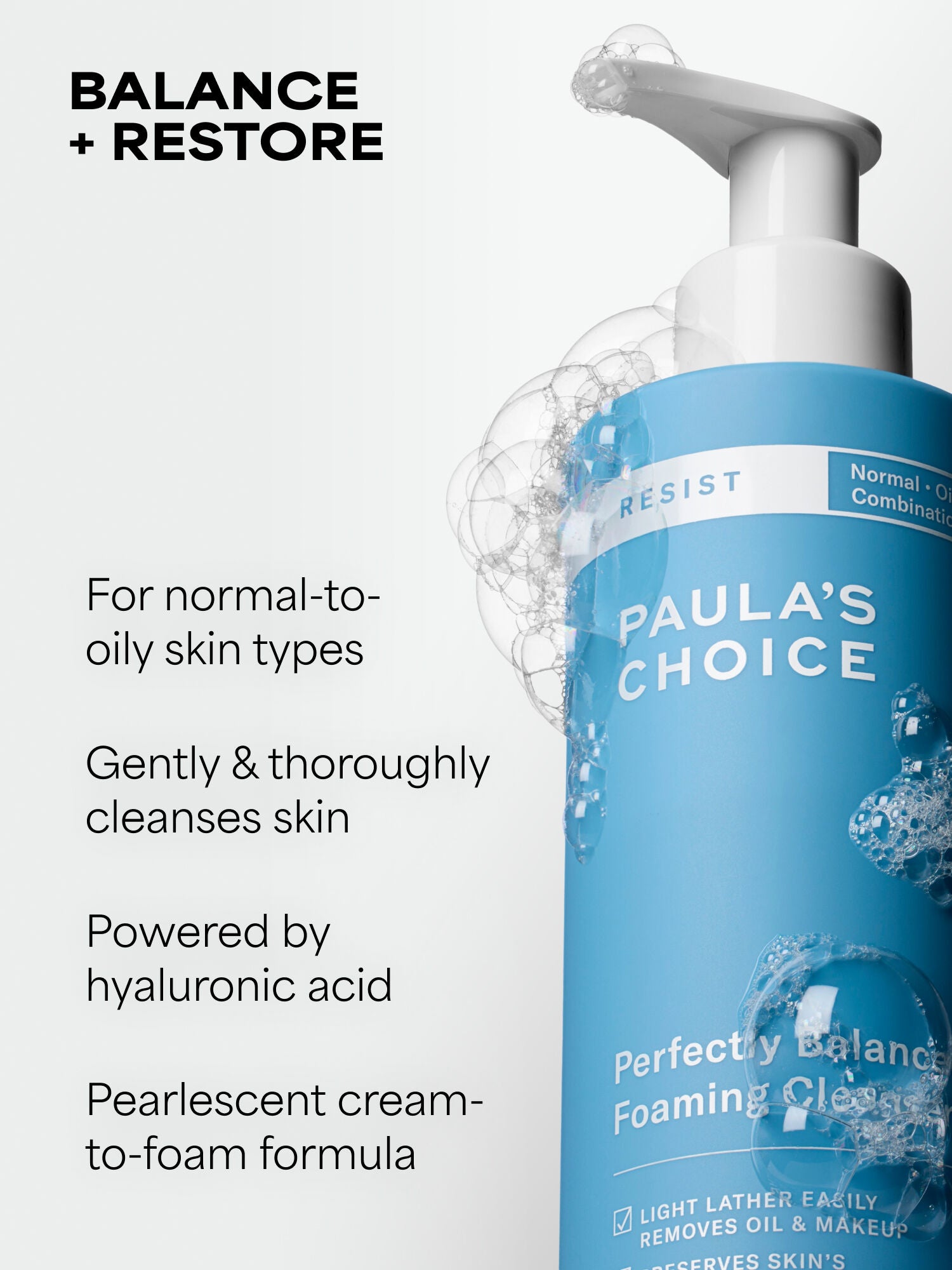 RESIST Perfectly Balanced Foaming Cleanser