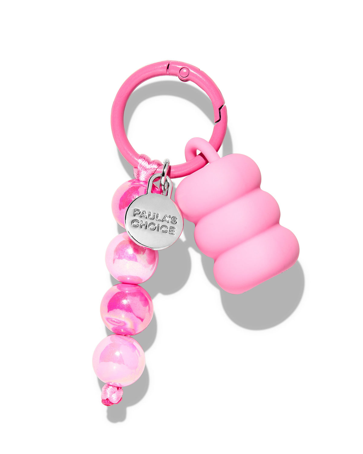Peptide Lip Pink Bubble Keychain
