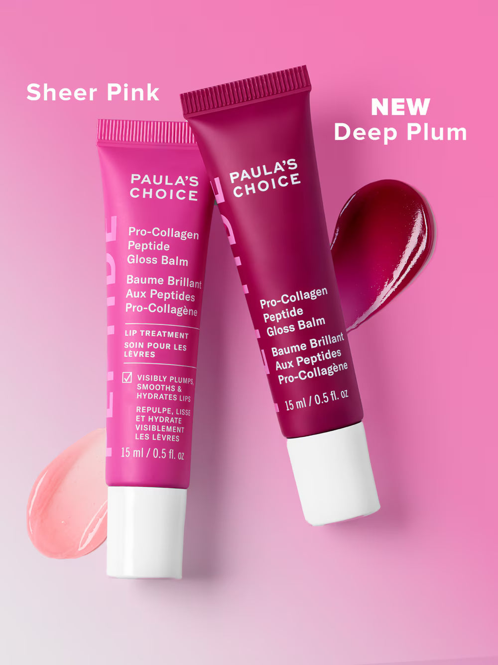 Pro-Collagen Peptide Plumping Gloss Balm Lip Treatment Deep Plum