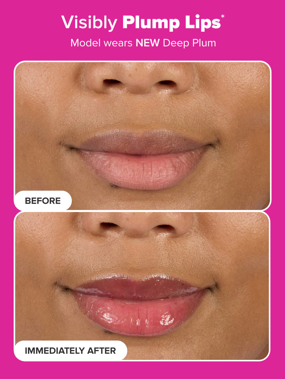 Pro-Collagen Peptide Plumping Gloss Balm Lip Treatment Deep Plum