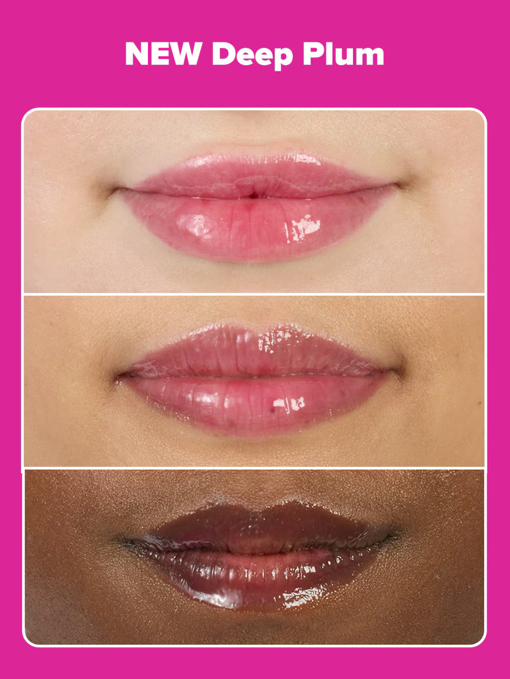 Pro-Collagen Peptide Plumping Gloss Balm Lip Treatment Deep Plum