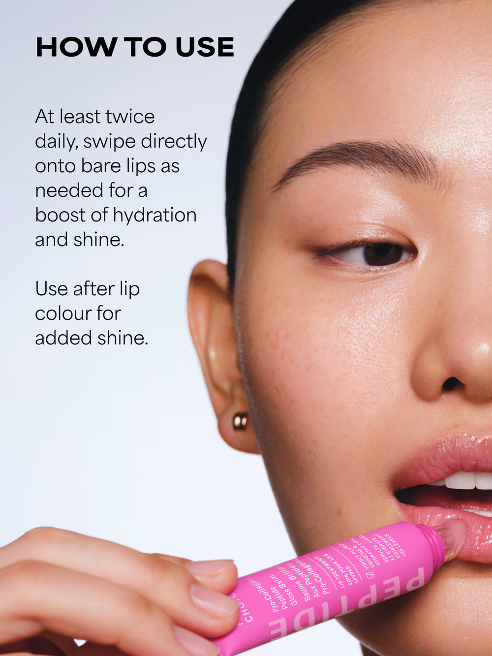 Pro-Collagen Peptide Plumping Gloss Balm Lip Treatment Sheer Pink
