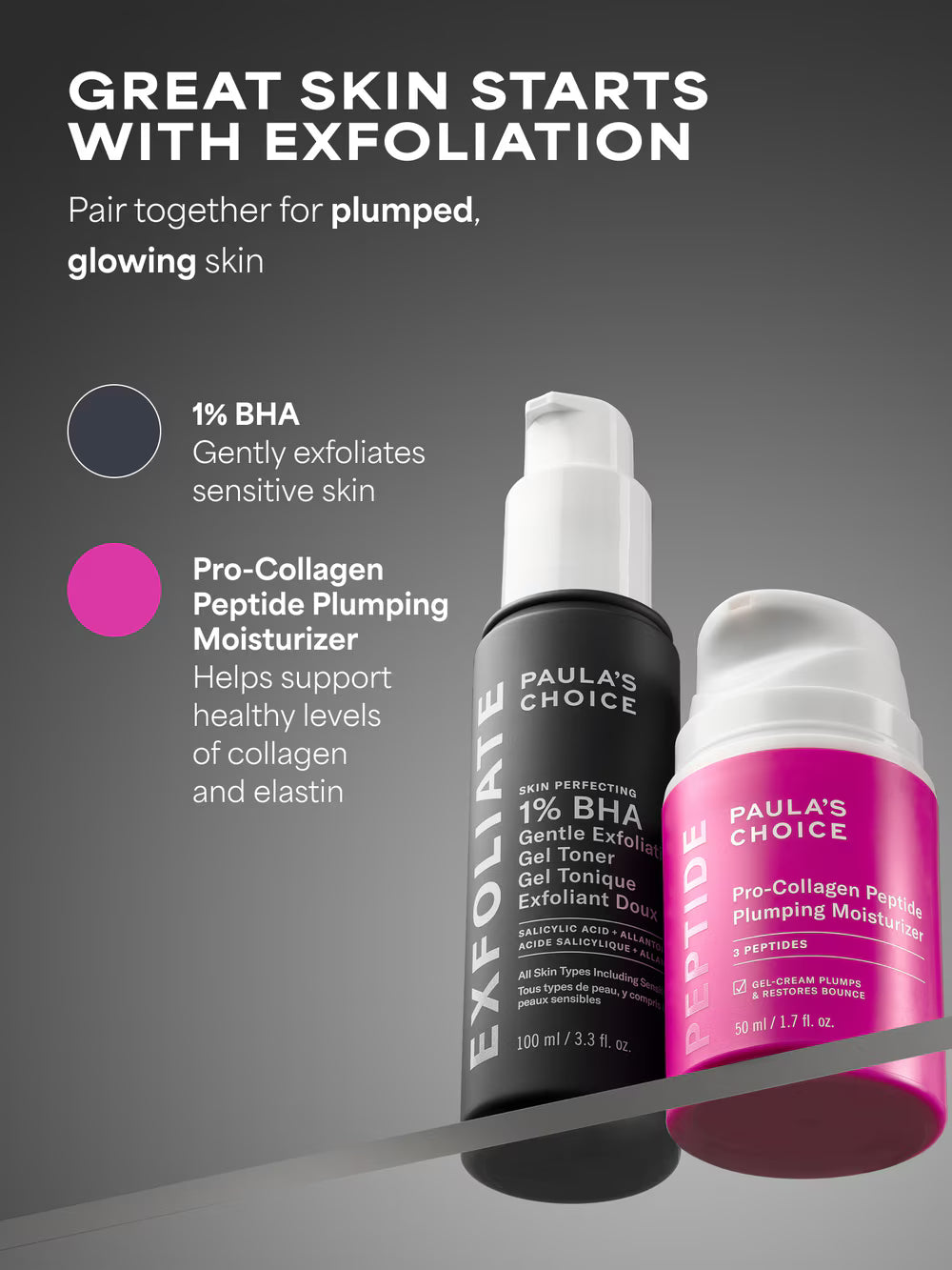 SKIN PERFECTING 1% BHA Gentle Exfoliating Gel Toner