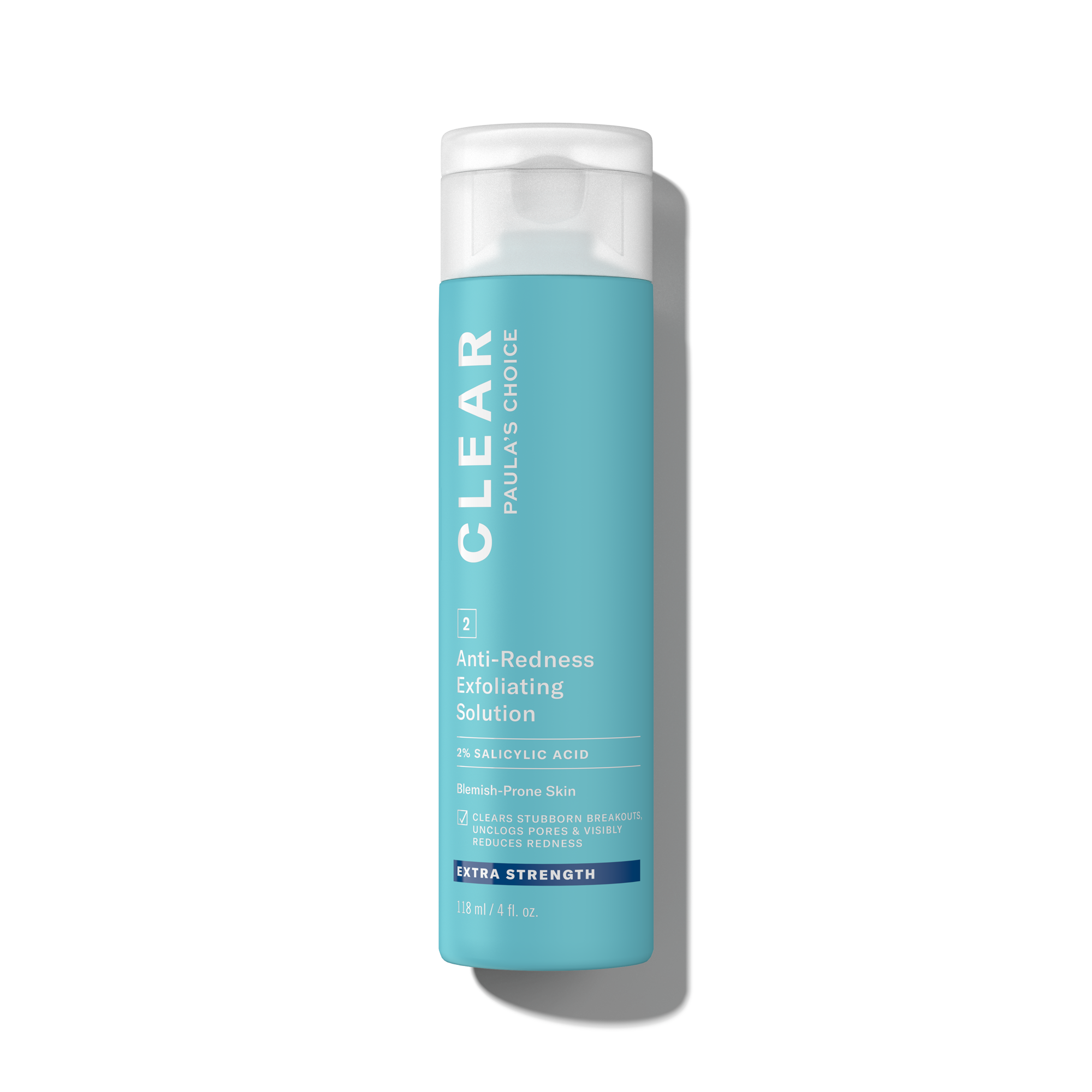 CLEAR Extra Strength Anti-Redness Exfoliating Solution With 2% Salicylic Acid