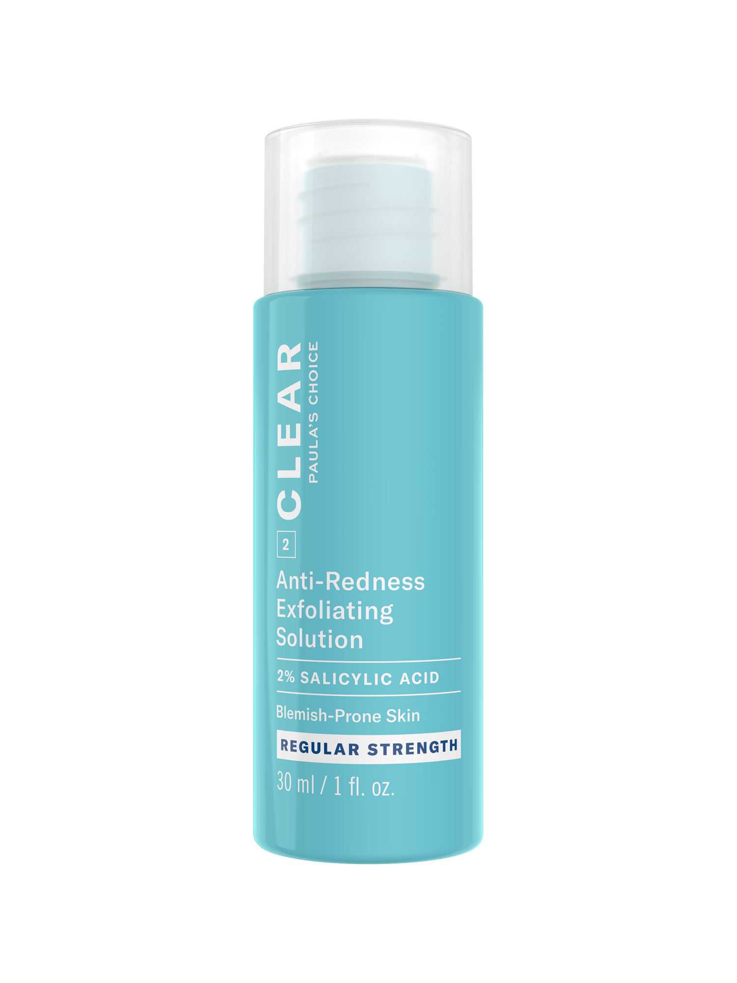 CLEAR Regular Strength Anti-Redness Exfoliating Solution With 2% Salicylic Acid