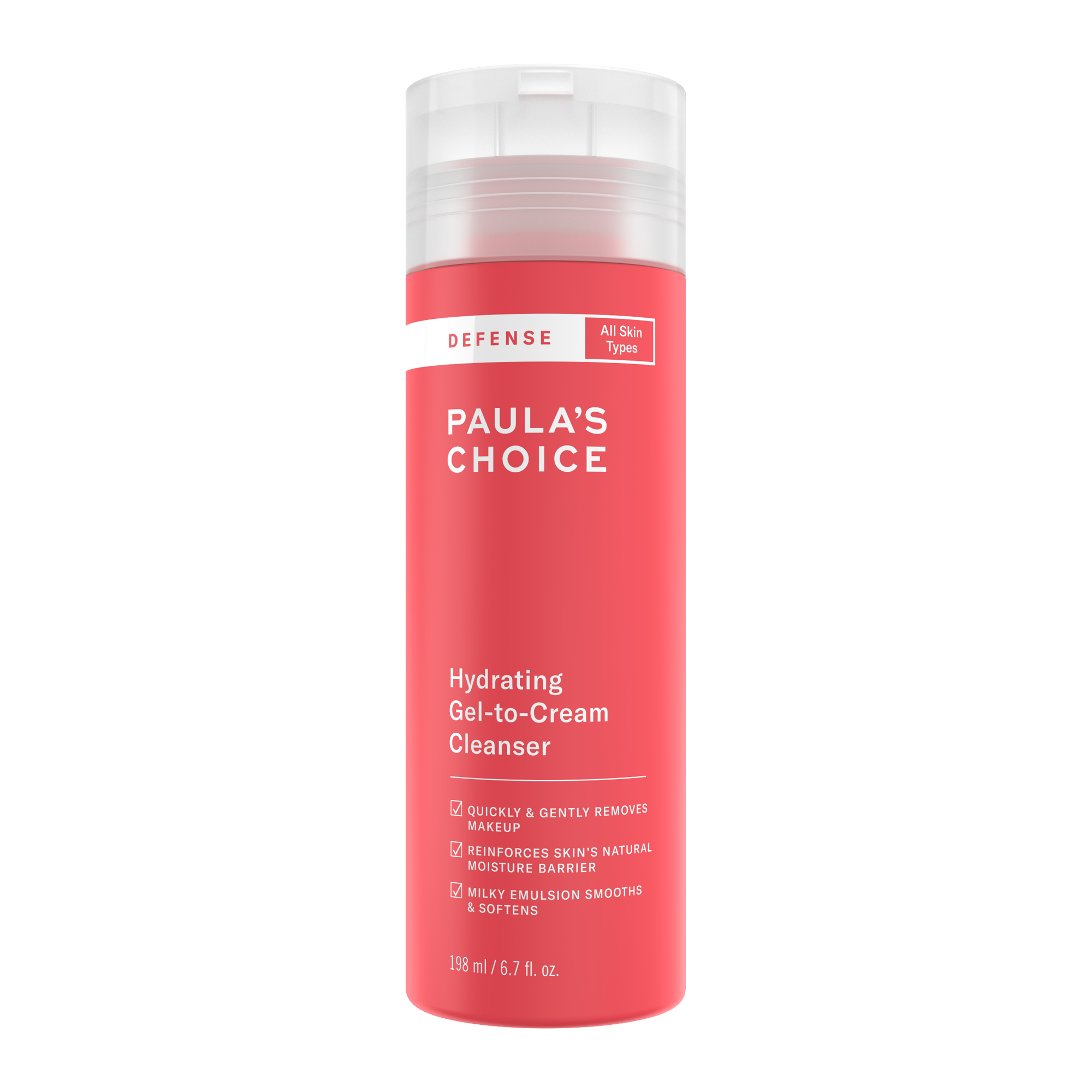 DEFENSE Hydrating Gel-to-Cream Cleanser