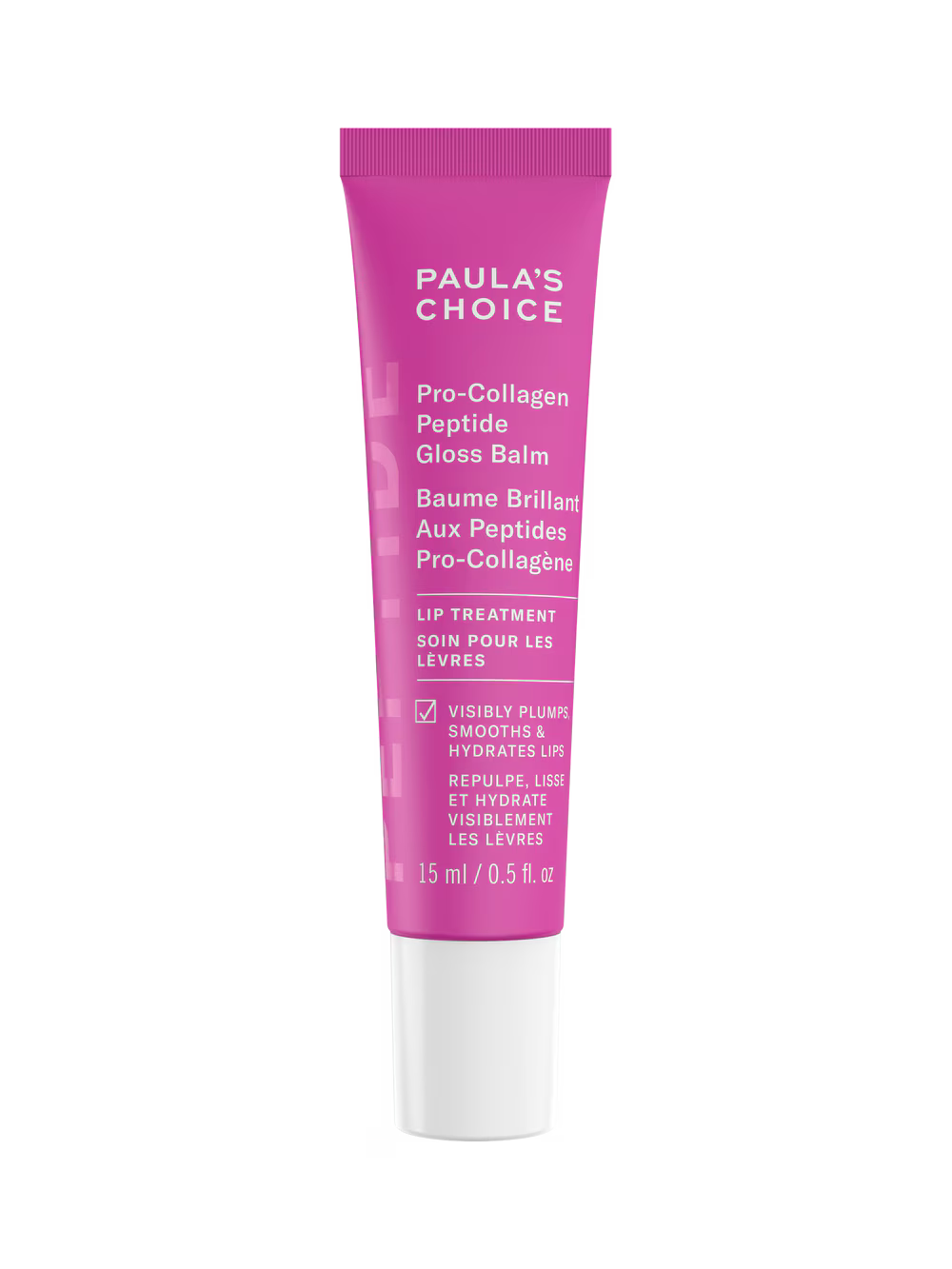 Pro-Collagen Peptide Plumping Gloss Balm Lip Treatment Sheer Pink