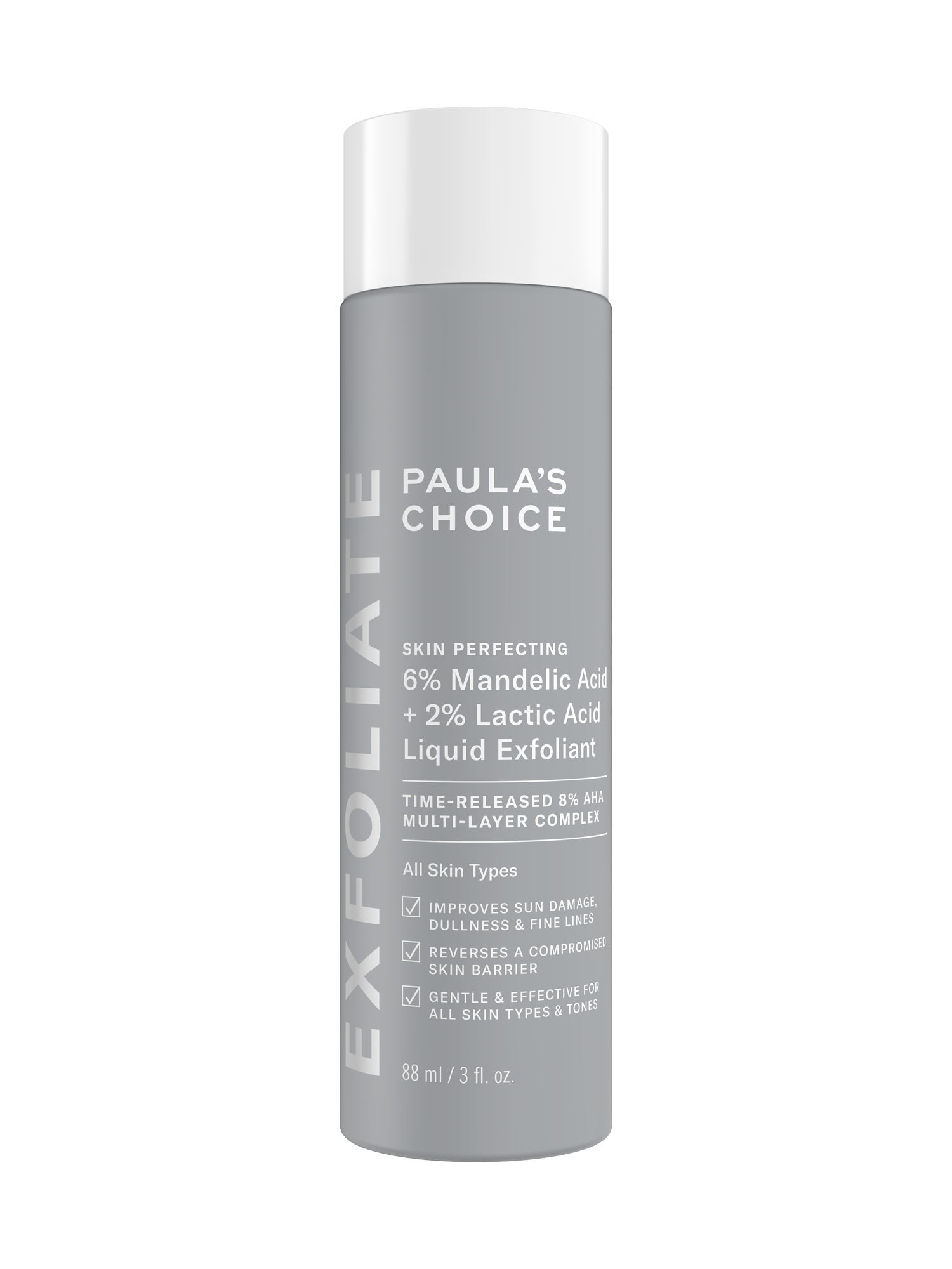 SKIN PERFECTING 6% Mandelic Acid + 2% Lactic Acid Liquid Exfoliant