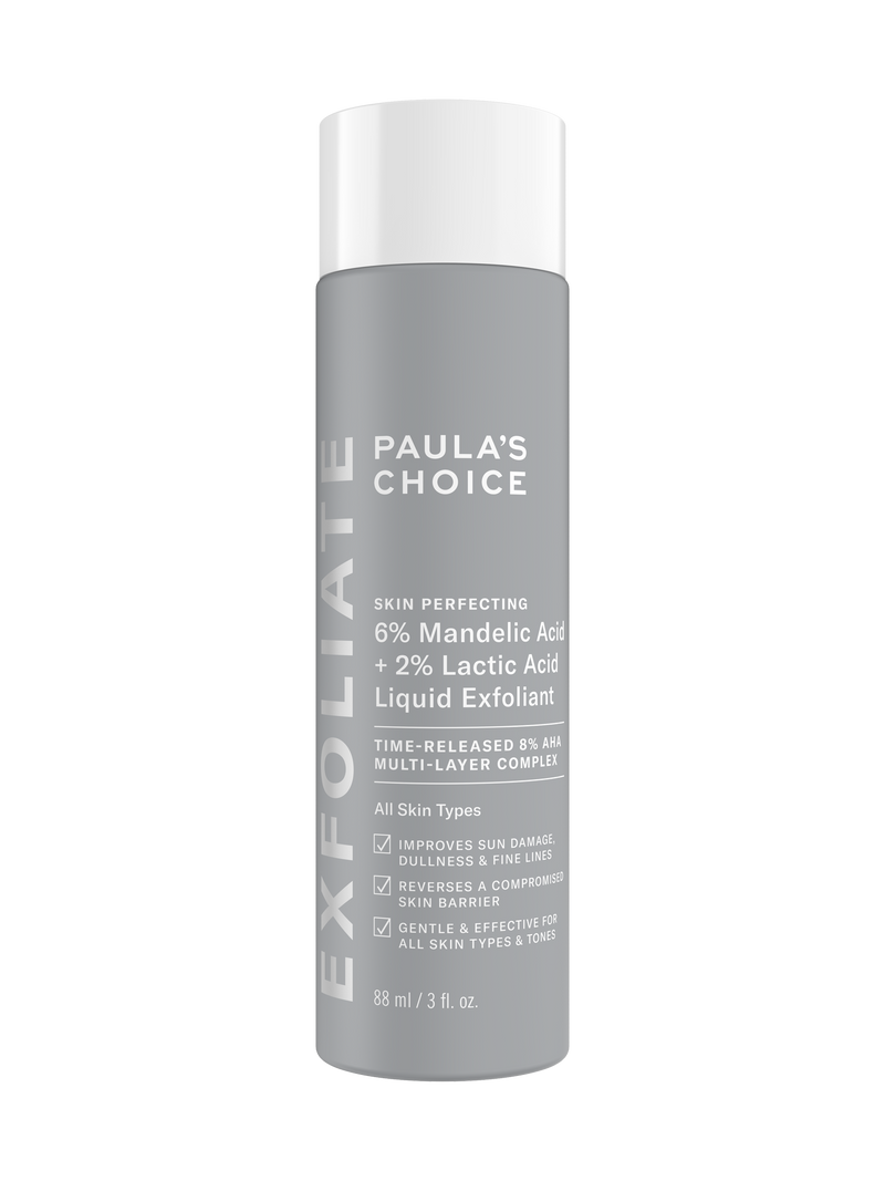 SKIN PERFECTING 6% Mandelic Acid + 2% Lactic Acid Liquid Exfoliant