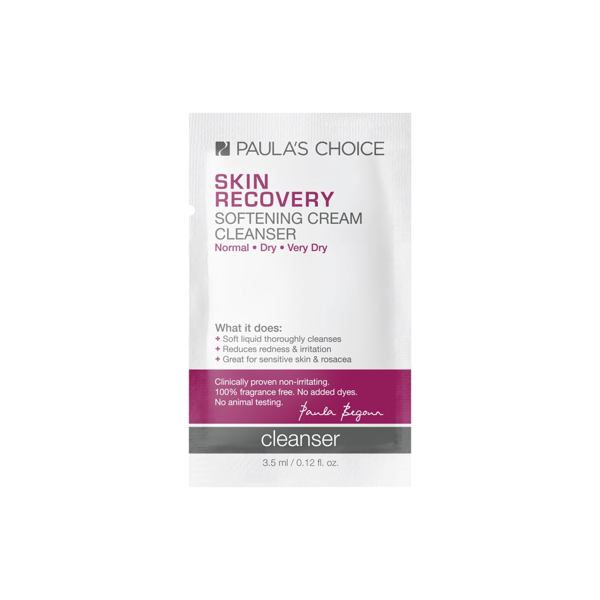 SKIN RECOVERY Softening Cream Cleanser